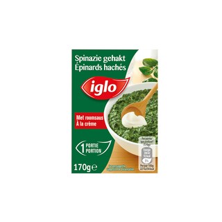 Iglo | Spinazie met room 