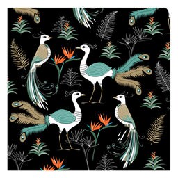 Servetten | Paradise birds baroque