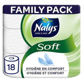 Nalys | Toiletpapier | Soft | Eco | Family Pack 