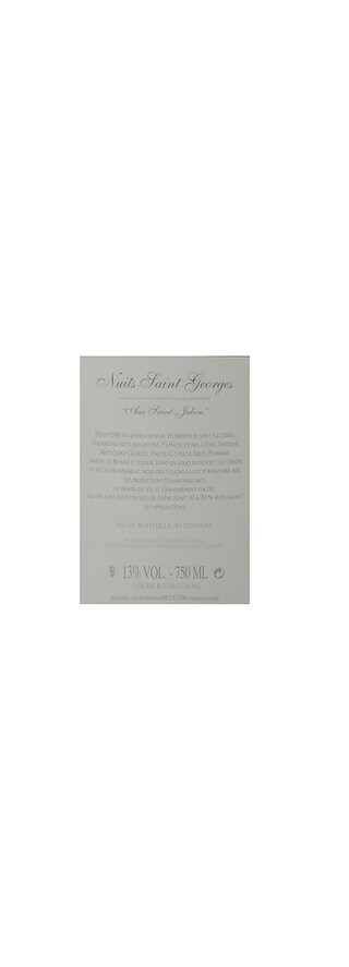 France - Frankrijk | Bourgogne - Côte de Nuits | Nuits Saint-Georges aux Saints Juliens 2014 