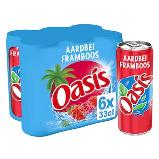 Oasis | Aardbei Framboos | Blik 