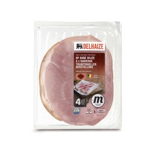 Delhaize | Jambon | À l'ancienne | Cuit | Tranches 