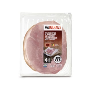 Delhaize | Jambon | À l'ancienne | Cuit | Tranches 