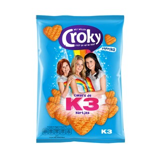 Croky | Chips | K3 hartjes | Paprika 