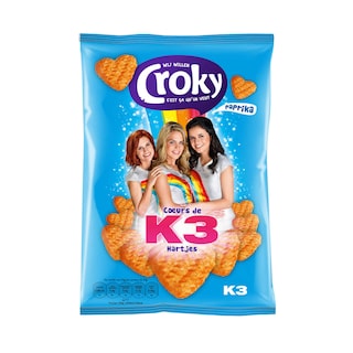 Croky | Chips | Coeurs de K3 | Paprika 