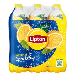 Lipton | Ice Tea | Pétillant | Original 6 x 1 l