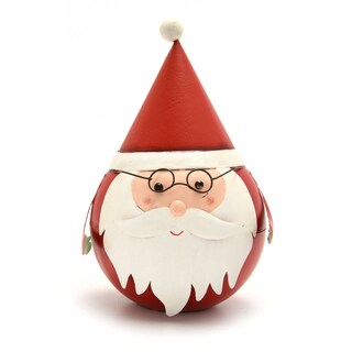 Delhaize | Metalen Kerstman | 13x9x9 