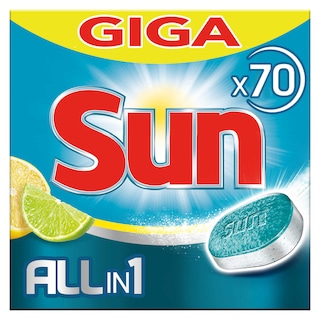 Sun | Vaatwastabletten | Citroen | 70 Tabs 