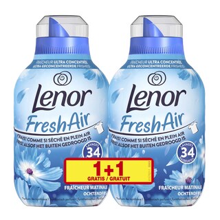 Lenor | Wasverzachter | Fresh Air | Blue | 0,476L | 34DS | 1+1 