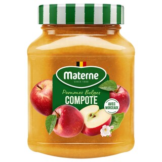 Materne | Compote | Pommes | Bocal 375 gr