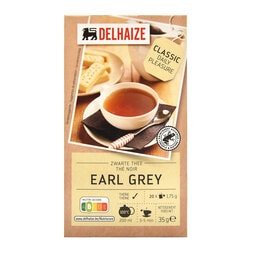 Delhaize | Thee | Zwart | Earl Grey | Zakjes 