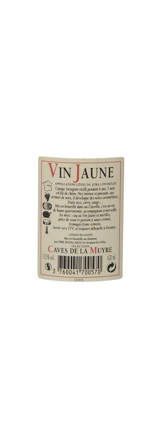 France - Frankrijk | Jura | Vin Jaune La Muyre 2010 