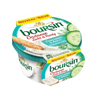 Boursin | Fromage frais|Onctueux Concombre & Aneth 