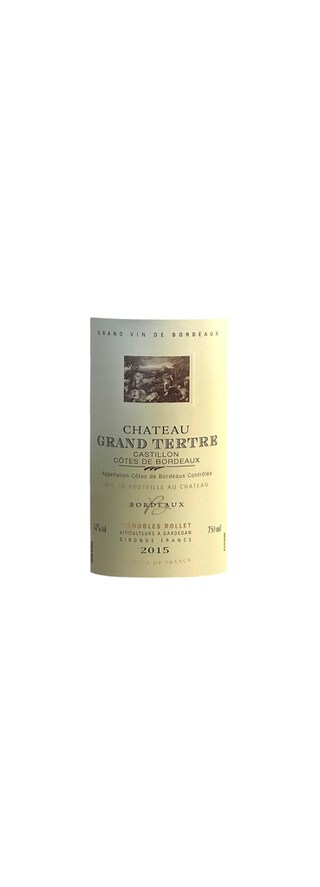 Chateau Grand Tertre | Castillon - Côtes de Bordeaux | 2015 75 cl