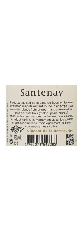 FR BOURGOGNE COTE DE BEAUNE | Bourgogne - Côte de Beaune | Santenay 2014 Blanc 