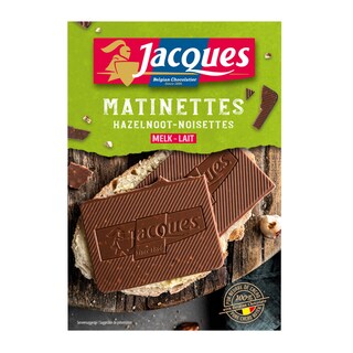 Jacques | Matinettes | Lait | Noisettes 128 gr