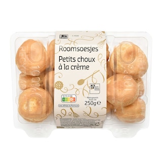 Delhaize | 250G  Petits choux créme 