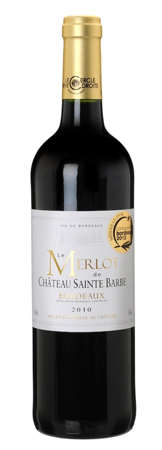 FR BORDEAUX BORDEAUX AC | Château Ste Barbe Merlot 2010 