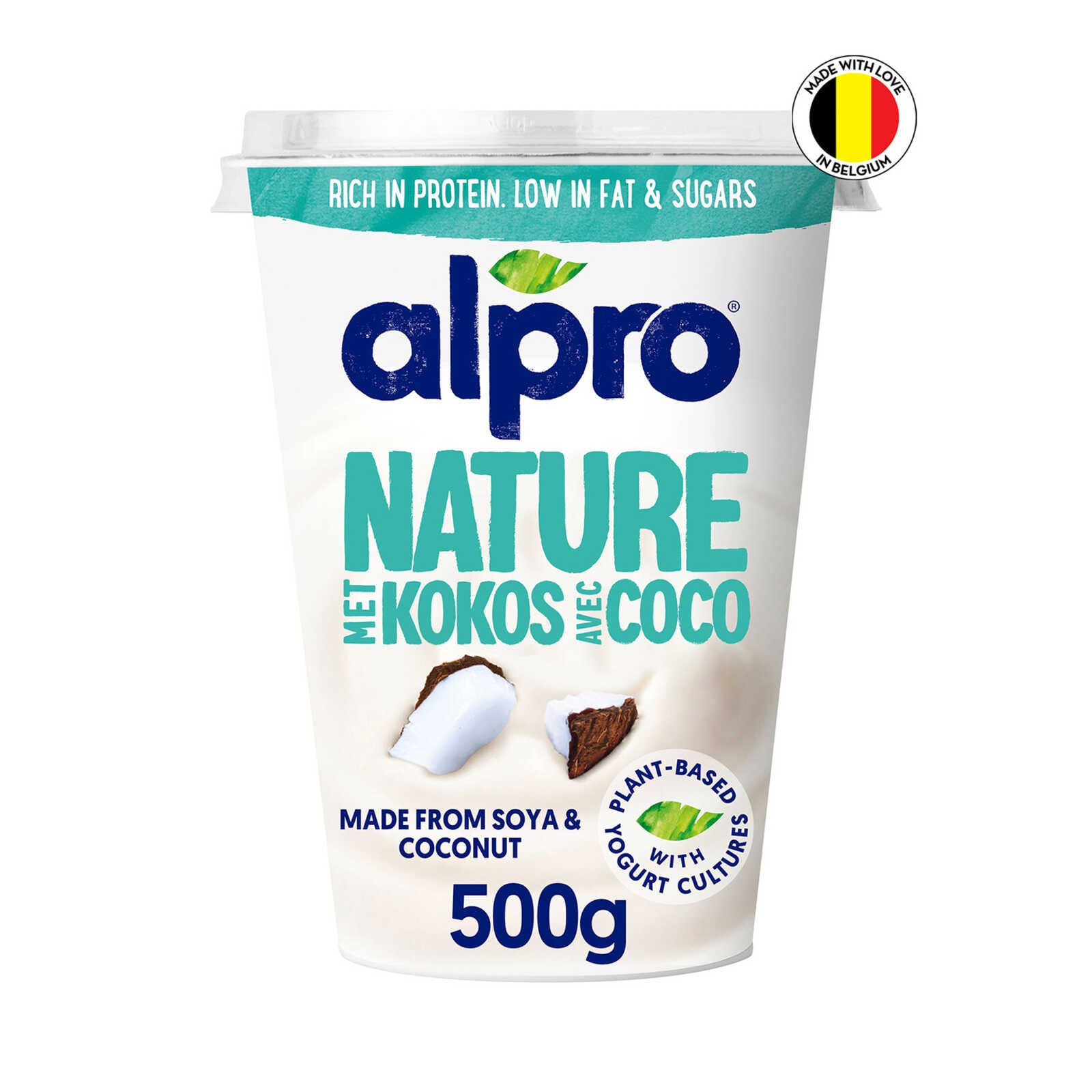 Alpro | Natuur Met Kokosnoot | Plantaardig Alternatief Voor Yoghurt ...