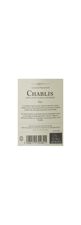 France - Frankrijk | Bourgogne - Chablis | Chablis prestige 2017 