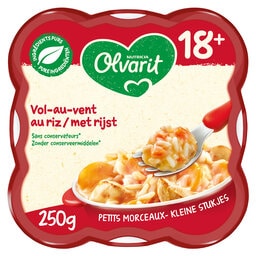 Maaltijd | Vol-au-vent met rijst | 18M