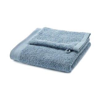 Xandrès | Set serviette 50x100cm + gant | bleu 