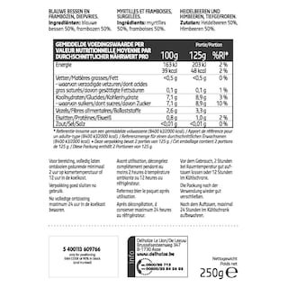 Delhaize | blauwe bosbes en frambozen 