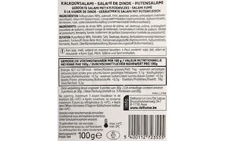 Delhaize | Salami de dinde 100 gr