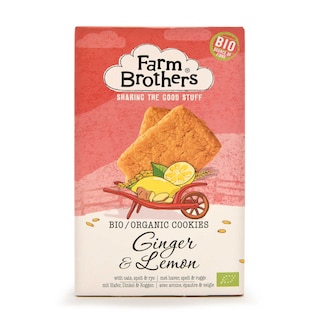 Farm Brothers | Biscuits | Gingembre | Citron | Bio 