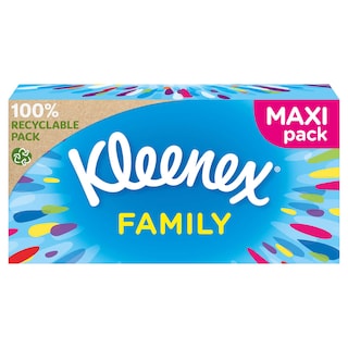Kleenex | Zakdoeken | Box | Family Pack | Eco 128 st