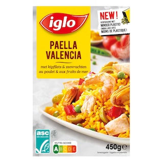 Iglo | Paëlla Valencia | Poulet & Crevettes 
