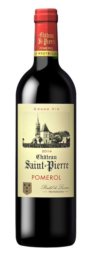 France - Frankrijk | Pomerol | Château Saint Pierre Holze Kiste 2014 Rood 75 cl
