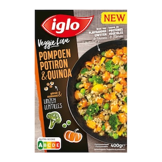 Iglo | Veggie Love | Veggie Love | Pompoen | Quinoa 