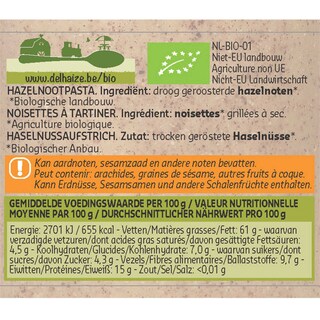 Delhaize | Bio | Beurre | Noisettes | Bio 250 gr