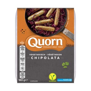 Quorn | Quorn chipolata + compote 