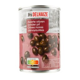 Delhaize | Olijven | Zwart | Ontpit 