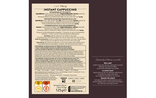 Delhaize | Café | Cappuccino | Instant | Sachets 10 x 12,5 gr