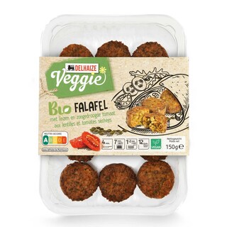 Delhaize | Bio | Falafel |puy linzen zongedroogde tomaat | Bio 