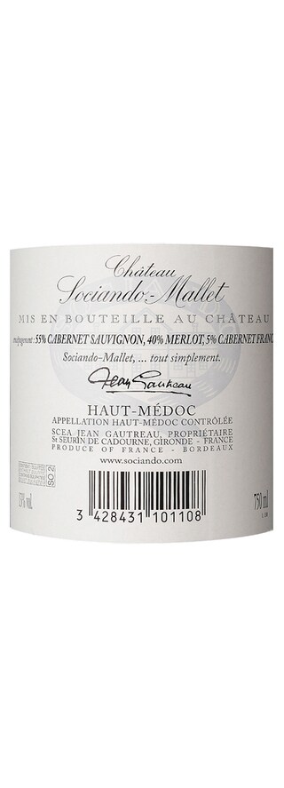 France - Frankrijk | Bordeaux - Haut Médoc | Château Sociando Mallet 2011 