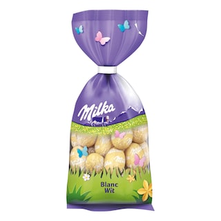 Milka | oeufs de Pâques | Chocolat Blanc | Plain 