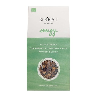 GR'EAT granola | Granola | Noten-Veenbes-Kokos-Quinoa | Bio 
