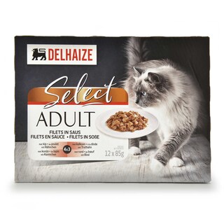 Delhaize | Aliment chat | Pouch | Mix viande 