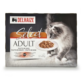 Delhaize | Aliment chat | Pouch | Mix viande 
