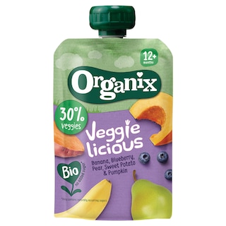Organix | Gourde | Legumes Banane Poire | 12M | Bio 