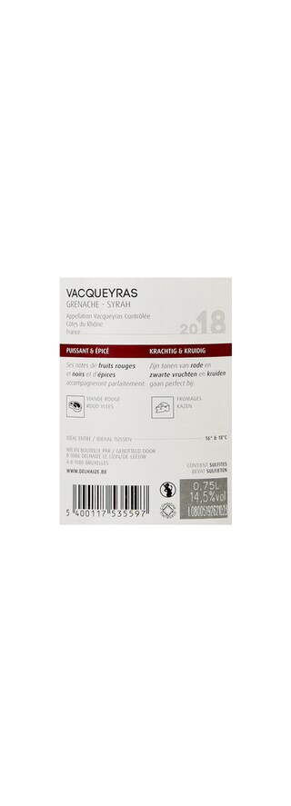France - Frankrijk | Rhône - Vacqueyras | Vacqueyras R 2018 