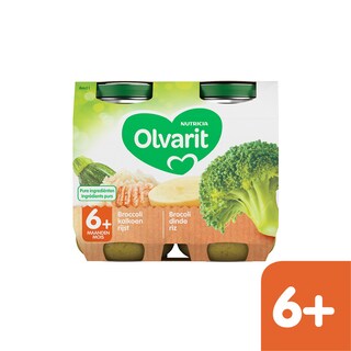 Olvarit | Pap | Broccoli | Kalkoen | Rijst | 6M 