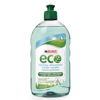 Delhaize | Eco | Liquide vaisselle | Menthe/Feuilles d'Olivier | Eco | 500ml 