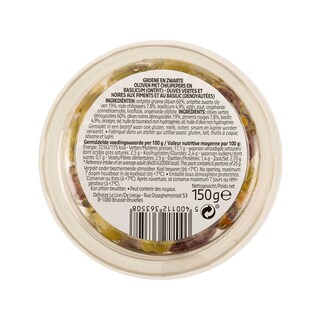 Delhaize | Olijven chilipepertjes & basilicum 