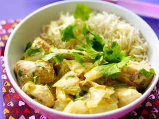 Curry de poulet aux chicons