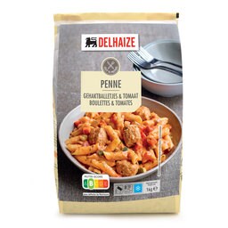 Penne | Tomato | Sauce | Meatballs